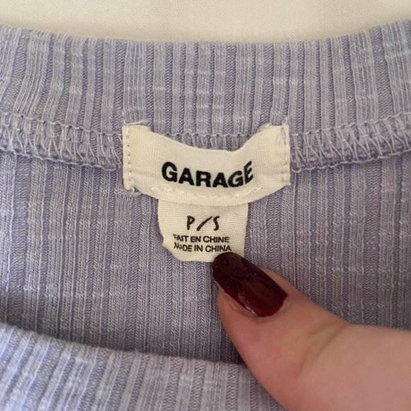 Pastel Purple "Garage" Small Top - Picture 4 of 4